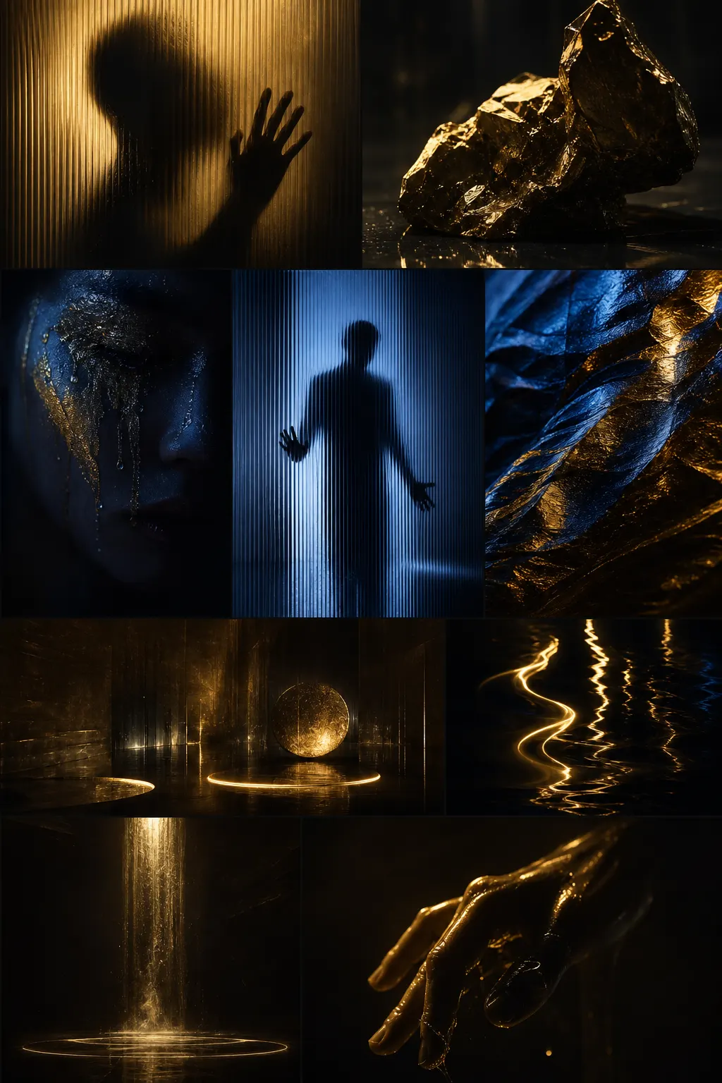 Concept AI-generated visual frame